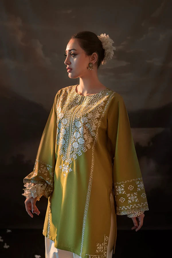 Urge 002 Unstitched Luxury Dhanak Heavy Embroidered 2PC Suit