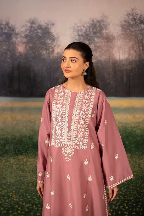 Luxury Dhanak Heavy Embroidered 2PC Suit